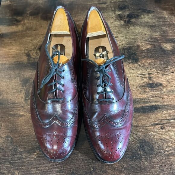 Mario de Gerard burgundy oxfords size 9.5 main image 11